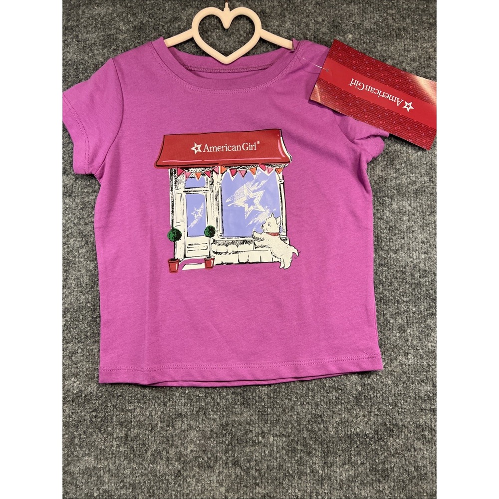 NWT Vintage American Girl Coconut Boutique Tee Shirt Girls Size XS (6)